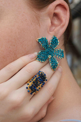 Estrella earrings in turquoise